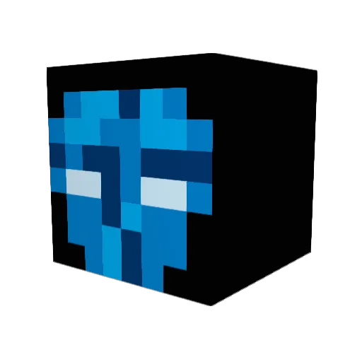 Apelo0 Minecraft avatar head, 3D render