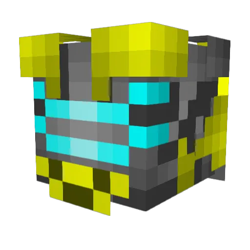 Apep_PI Minecraft avatar head, 3D render