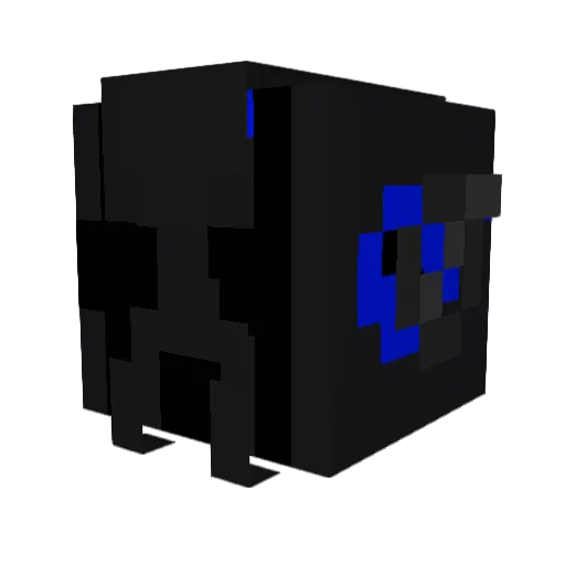 Apex00Predator Minecraft avatar head, 3D render