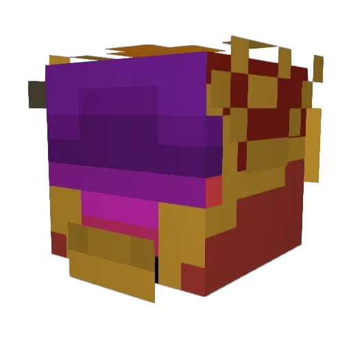 Apex1s Minecraft avatar head, 3D render