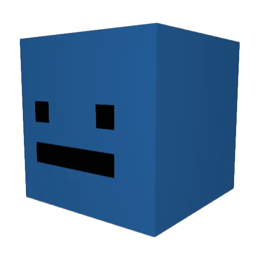Apex92_ Minecraft avatar head, 3D render