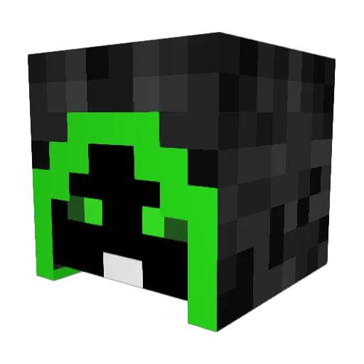 ApexJB Minecraft avatar head, 3D render