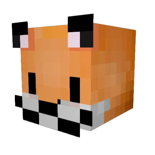 ApexPredatorYT Minecraft avatar head, 3D render