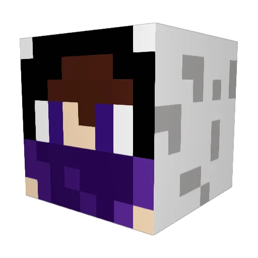Apex_Jabs Minecraft avatar head, 3D render