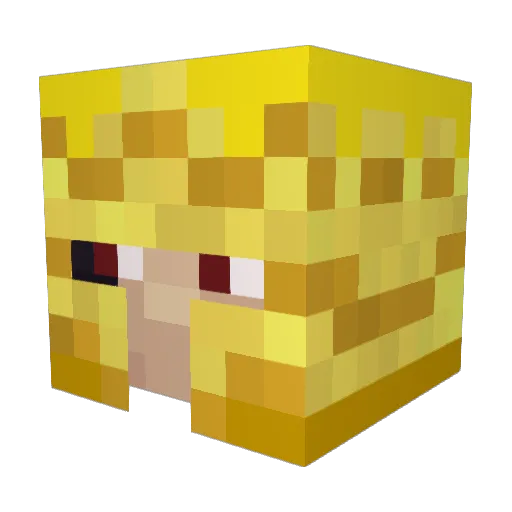 Apex_SMP Minecraft avatar head, 3D render