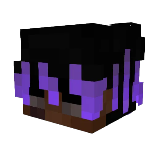 Apexga Minecraft avatar head, 3D render