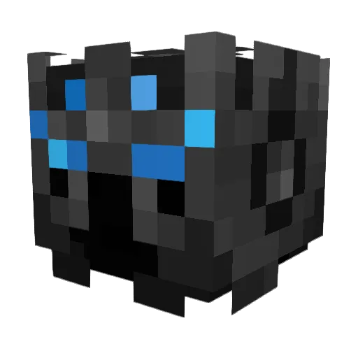 Apexor Minecraft avatar head, 3D render