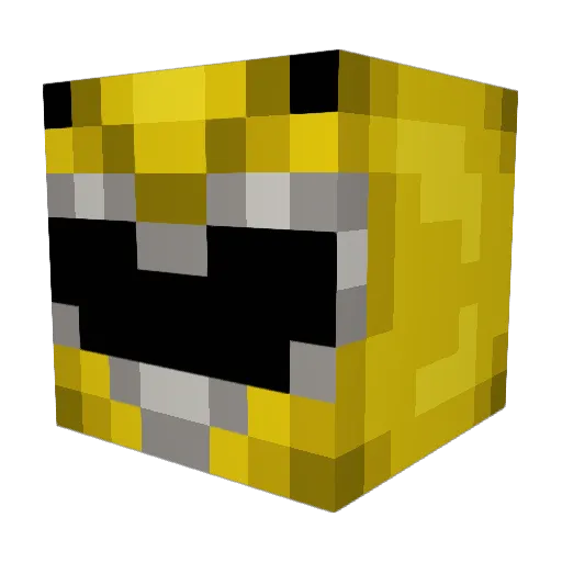 Apfeldidi Minecraft avatar head, 3D render