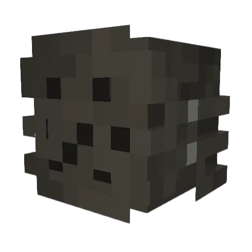 Apheal1 Minecraft avatar head, 3D render