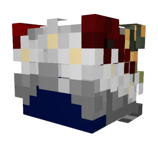 AphelionPolaris Minecraft avatar head, 3D render