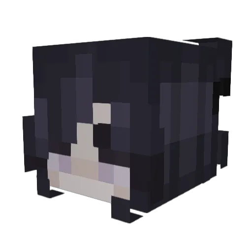 Aphism Minecraft avatar head, 3D render