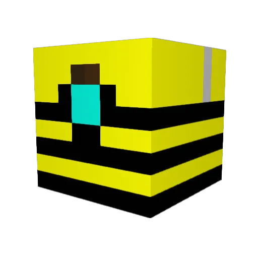 Aphisto Minecraft avatar head, 3D render