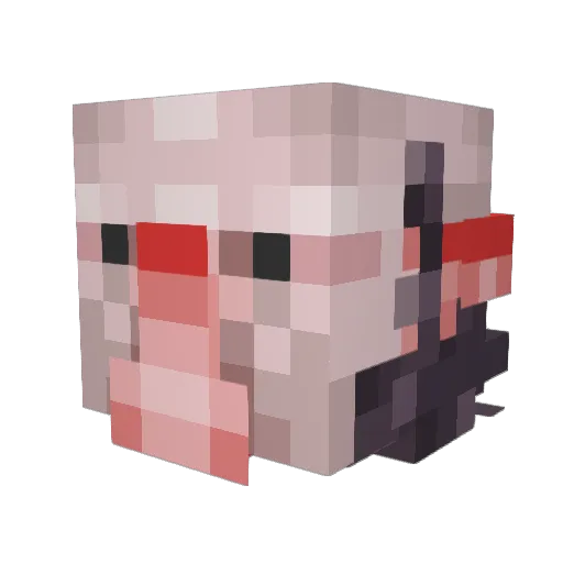 AphorismsThorn Minecraft avatar head, 3D render