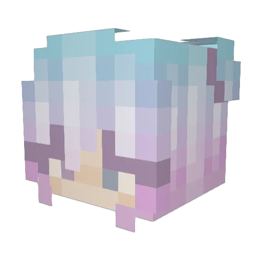 AphoticLight Minecraft avatar head, 3D render