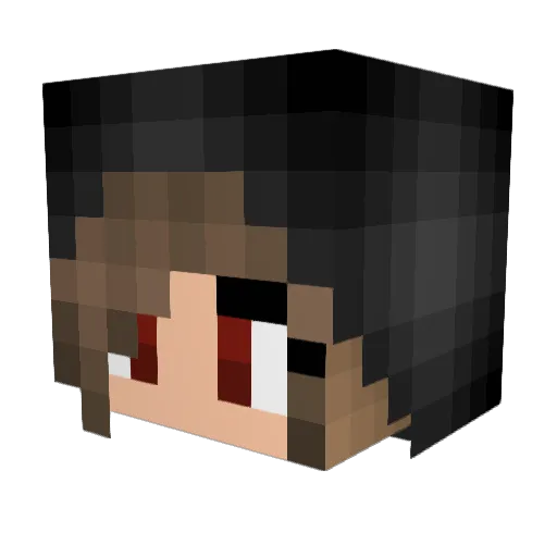 AphroditeLTU Minecraft avatar head, 3D render