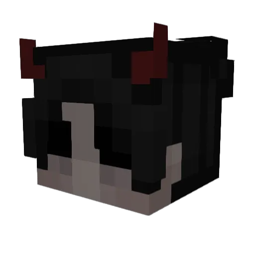 Aphx Minecraft avatar head, 3D render