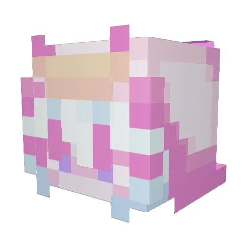 Aphyy Minecraft avatar head, 3D render