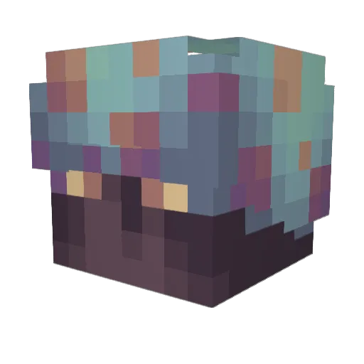 Apiary Minecraft avatar head, 3D render