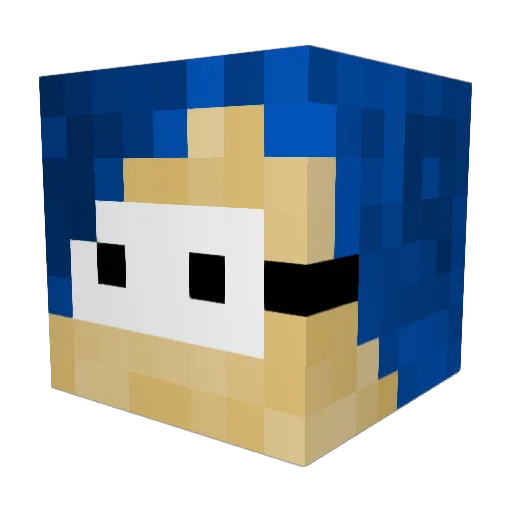 ApichatMm Minecraft avatar head, 3D render