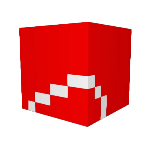 Apiker Minecraft avatar head, 3D render