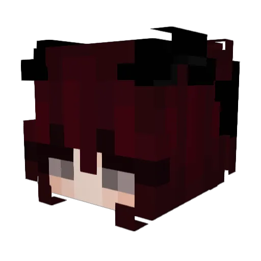 ApixHD Minecraft avatar head, 3D render