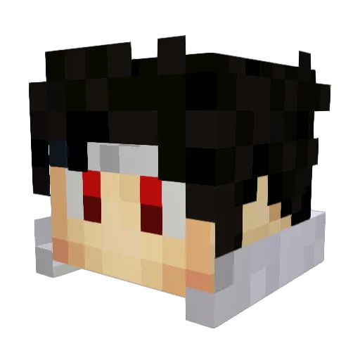 Apizzle Minecraft avatar head, 3D render