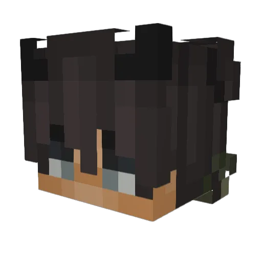 Apk_strd Minecraft avatar head, 3D render