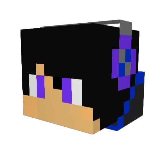 Apkgames Minecraft avatar head, 3D render