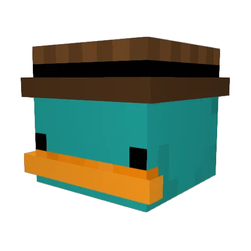 ApleMan420 Minecraft avatar head, 3D render
