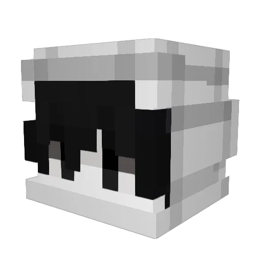 Aplicadc Minecraft avatar head, 3D render