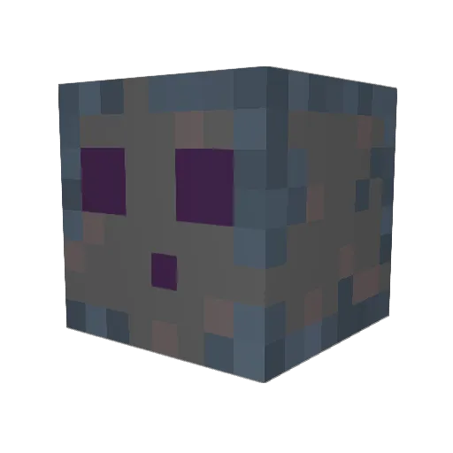 Aplumppoat0 Minecraft avatar head, 3D render