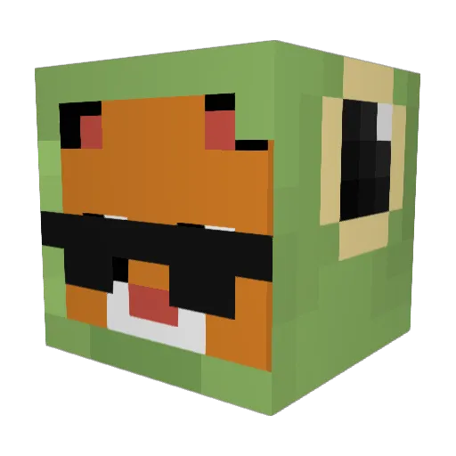 Apmanen937 Minecraft avatar head, 3D render