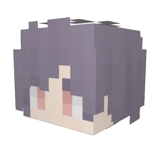 Apocalyps4 Minecraft avatar head, 3D render