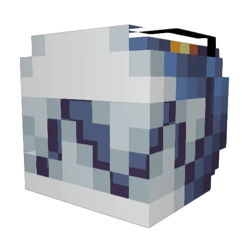 ApocalyptPvP Minecraft avatar head, 3D render
