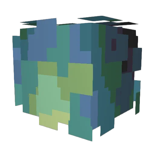 Apocolotois Minecraft avatar head, 3D render