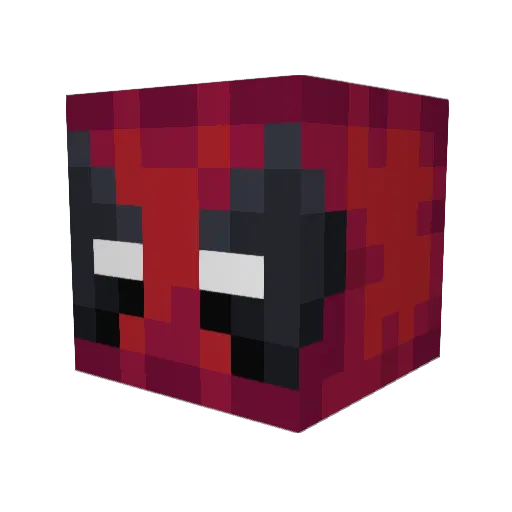 Apod0 Minecraft avatar head, 3D render