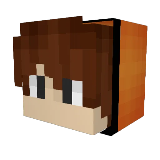 Apokalips69 Minecraft avatar head, 3D render