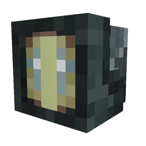 Apollo10240 Minecraft avatar head, 3D render