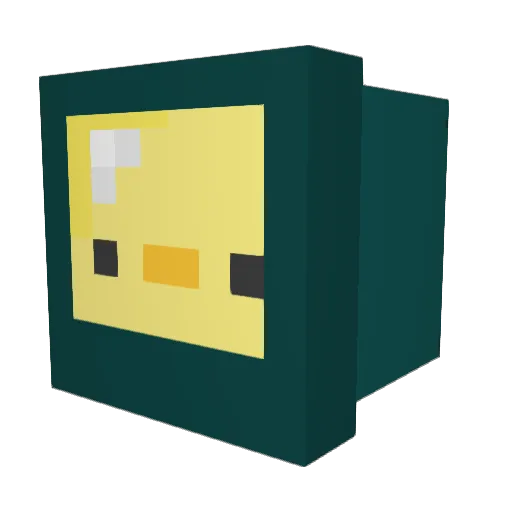 Apollo6282 Minecraft avatar head, 3D render