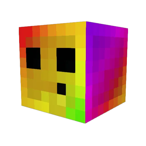 Apollo6_9 Minecraft avatar head, 3D render