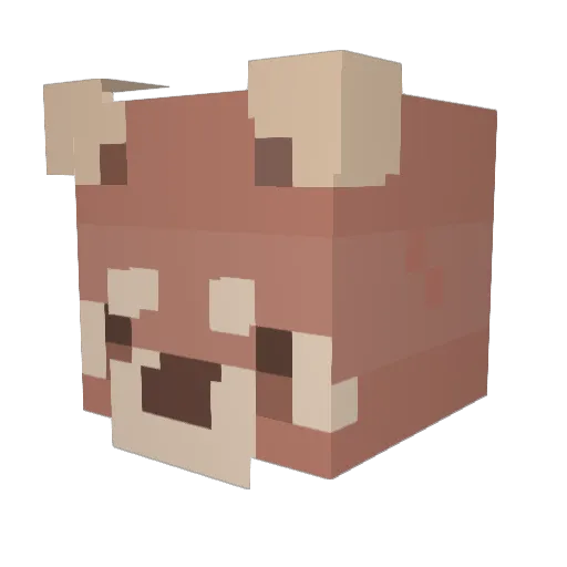 ApolloArtemis4 Minecraft avatar head, 3D render