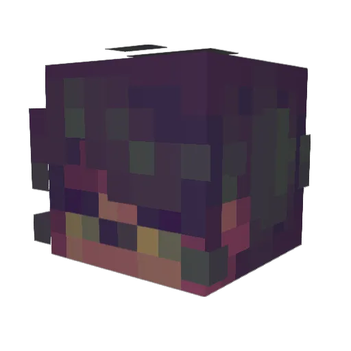 ApolloIsFtm Minecraft avatar head, 3D render