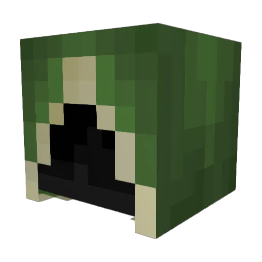 Apollo_70 Minecraft avatar head, 3D render