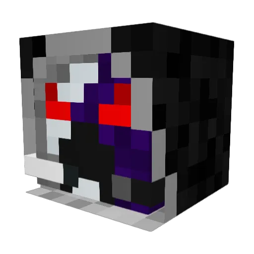 Apollo_8 Minecraft avatar head, 3D render