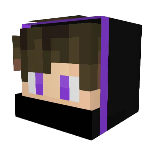 Apollon1019 Minecraft avatar head, 3D render