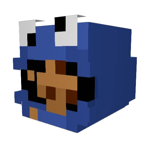 Apollothegreat8 Minecraft avatar head, 3D render
