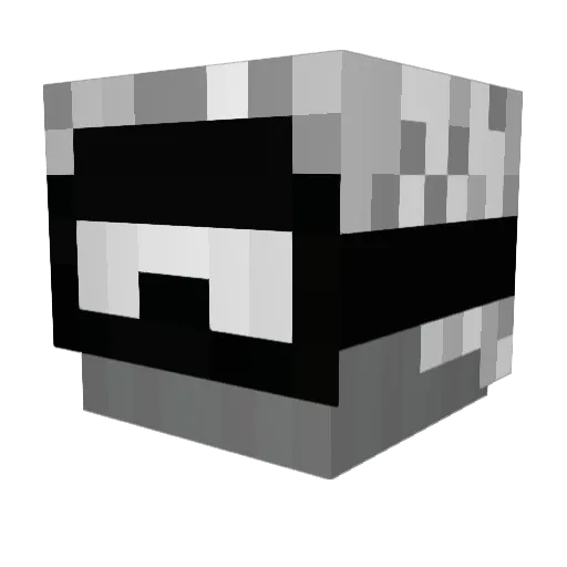 Apollyon2707 Minecraft avatar head, 3D render