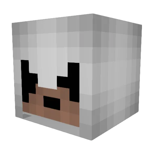 Apolo22 Minecraft avatar head, 3D render