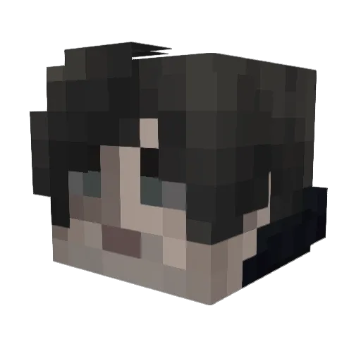ApoloNitro648 Minecraft avatar head, 3D render