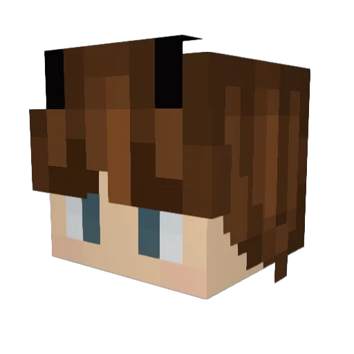 ApophisFell Minecraft avatar head, 3D render